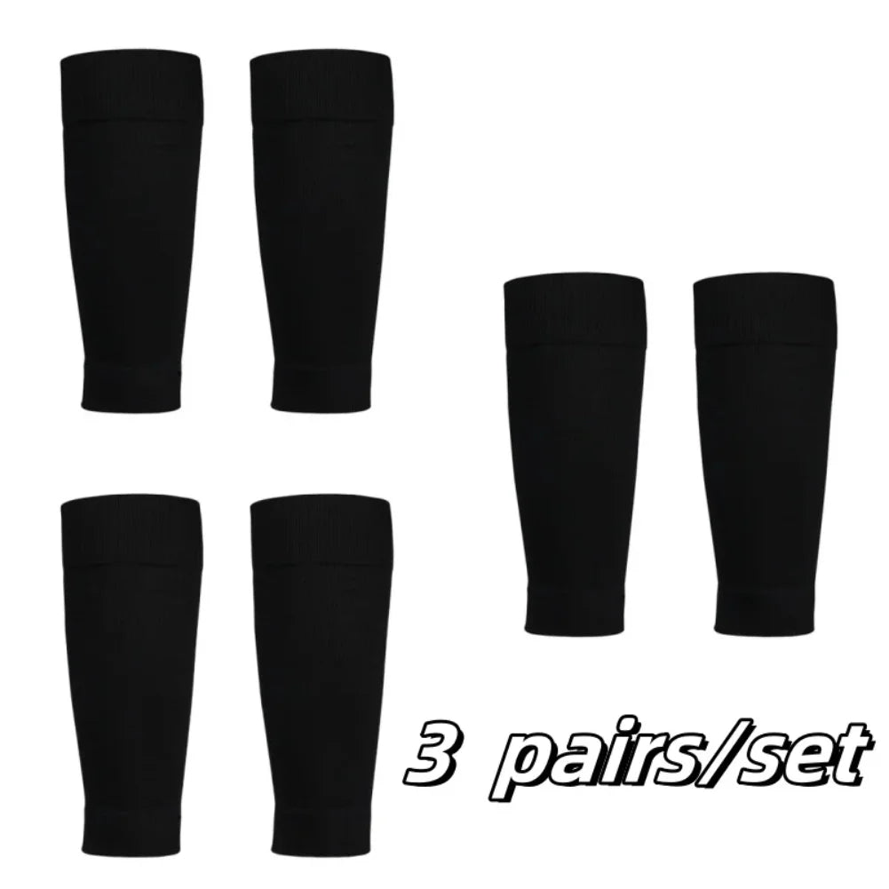 Soccer Shin Guard Socks – Football Calf Sleeves, Breathable Sports Compression Socks - ZOOMNSTORE