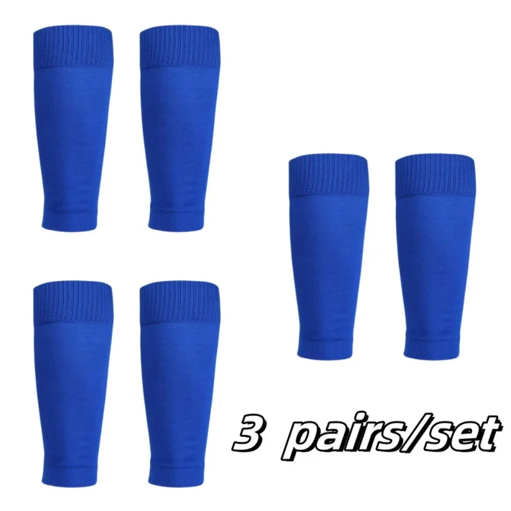 Soccer Shin Guard Socks – Football Calf Sleeves, Breathable Sports Compression Socks - ZOOMNSTORE
