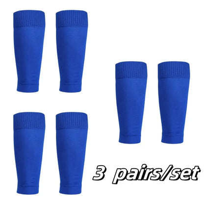 Soccer Shin Guard Socks – Football Calf Sleeves, Breathable Sports Compression Socks - ZOOMNSTORE