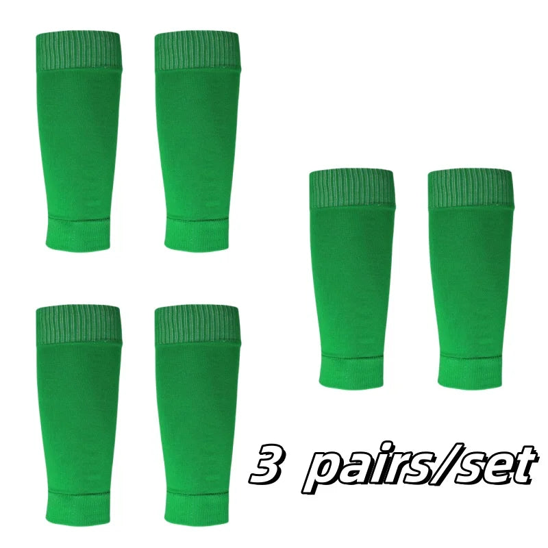 Soccer Shin Guard Socks – Football Calf Sleeves, Breathable Sports Compression Socks - ZOOMNSTORE