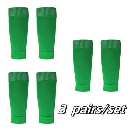 Soccer Shin Guard Socks – Football Calf Sleeves, Breathable Sports Compression Socks - ZOOMNSTORE