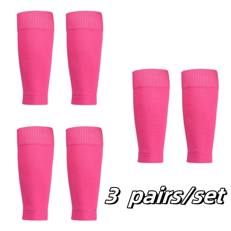 Soccer Shin Guard Socks – Football Calf Sleeves, Breathable Sports Compression Socks - ZOOMNSTORE