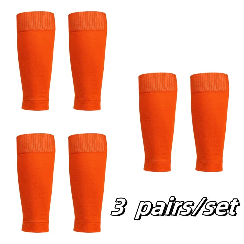 Soccer Shin Guard Socks – Football Calf Sleeves, Breathable Sports Compression Socks - ZOOMNSTORE