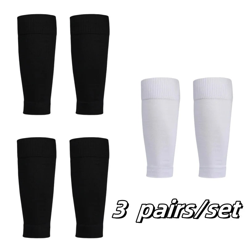 Soccer Shin Guard Socks – Football Calf Sleeves, Breathable Sports Compression Socks - ZOOMNSTORE
