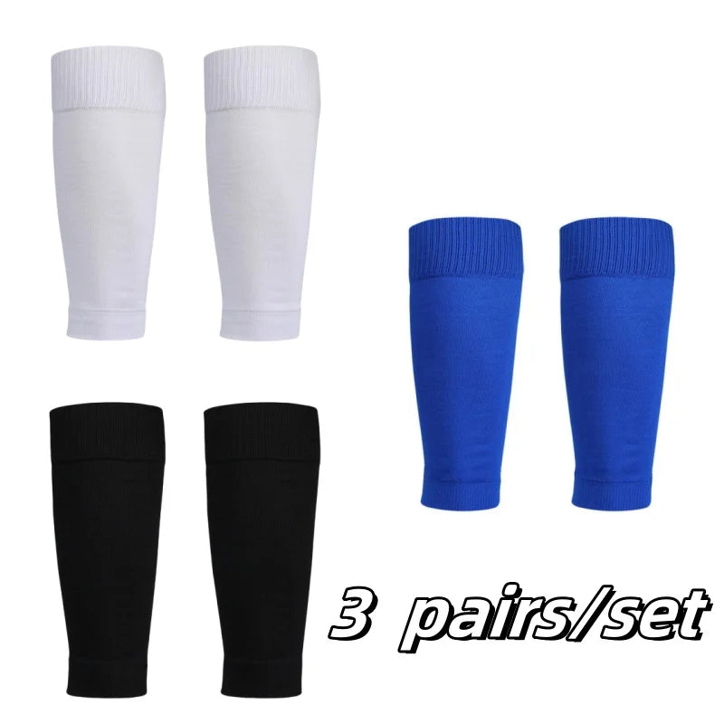 Soccer Shin Guard Socks – Football Calf Sleeves, Breathable Sports Compression Socks - ZOOMNSTORE