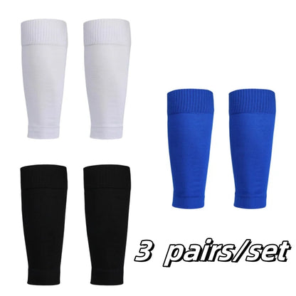 Soccer Shin Guard Socks – Football Calf Sleeves, Breathable Sports Compression Socks - ZOOMNSTORE