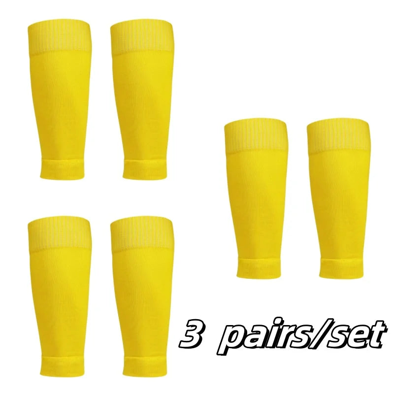 Soccer Shin Guard Socks – Football Calf Sleeves, Breathable Sports Compression Socks - ZOOMNSTORE
