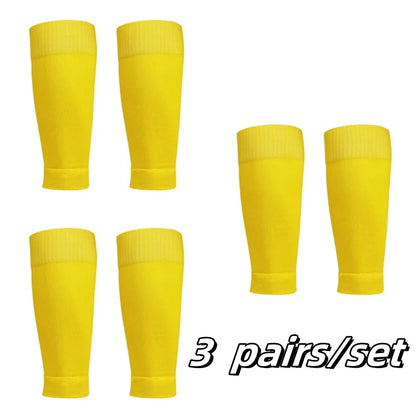 Soccer Shin Guard Socks – Football Calf Sleeves, Breathable Sports Compression Socks - ZOOMNSTORE