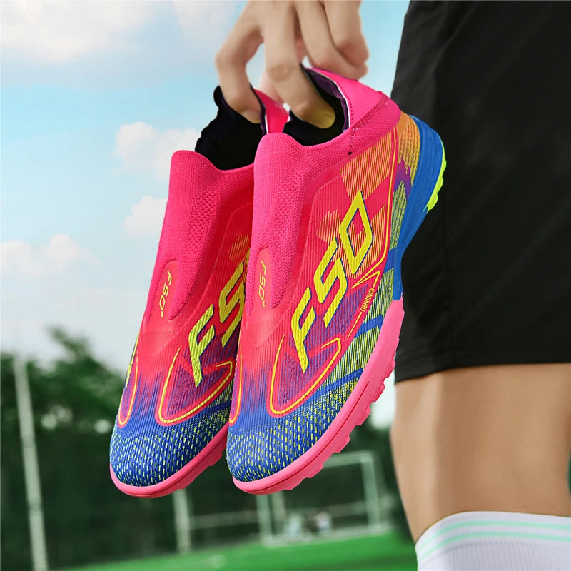 Soccer Shoes Cleats - Men Professional Football Boots FG Firm Ground Non Slip Sneakers - ZOOMNSTORE