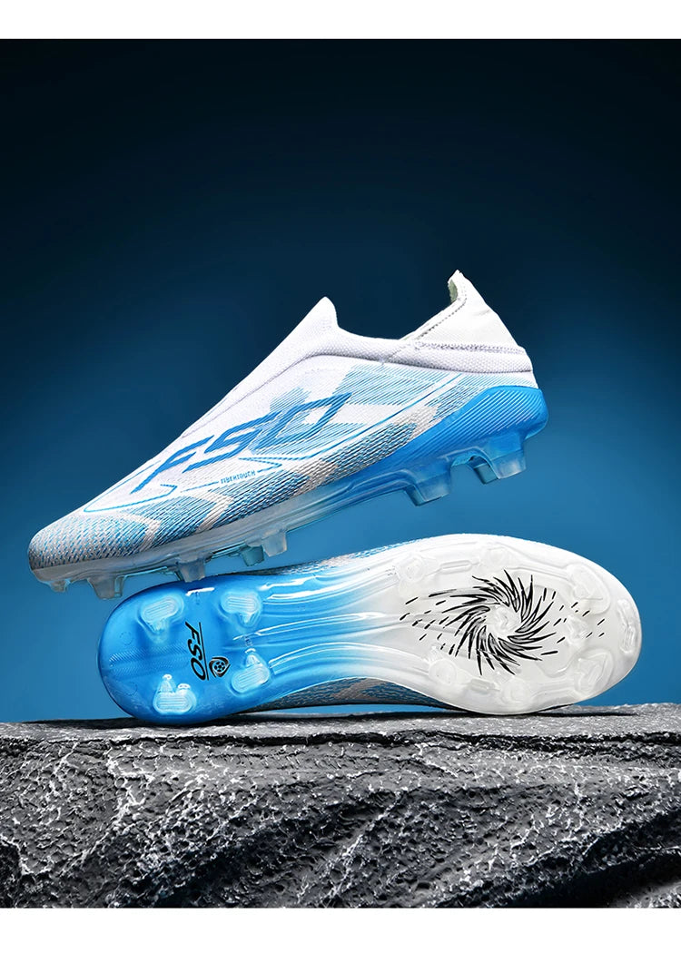 Soccer Shoes Cleats - Men Professional Football Boots FG Firm Ground Non Slip Sneakers - ZOOMNSTORE