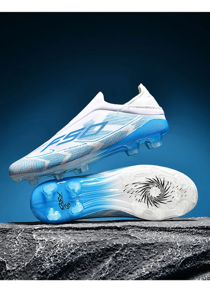 Soccer Shoes Cleats - Men Professional Football Boots FG Firm Ground Non Slip Sneakers - ZOOMNSTORE
