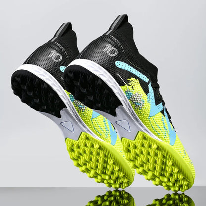 Soccer Shoes Turf – Durable High Top Football Shoes With Rubber Outsole Cleats - ZOOMNSTORE
