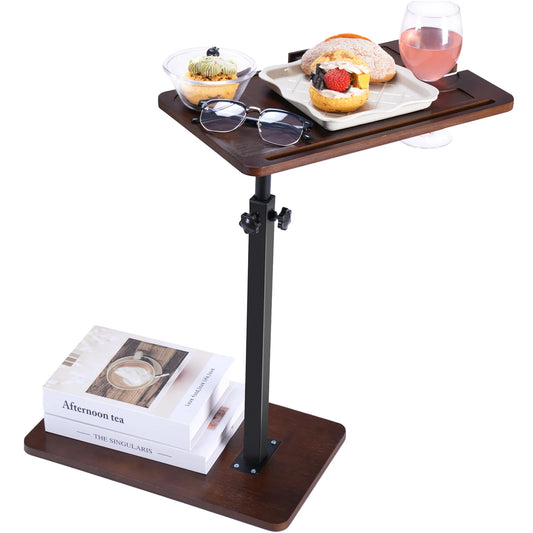 2-Tier Coffee Table - Side Table with Storage Rack for Living Room - ZOOMNSTORE