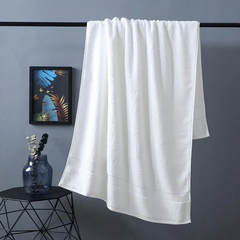 Cotton Bath Towel Adult Soft Absorbent Towels Bathroom Sets Large Beach Towel Hotel Spa Towels For Home - ZOOMNSTORE