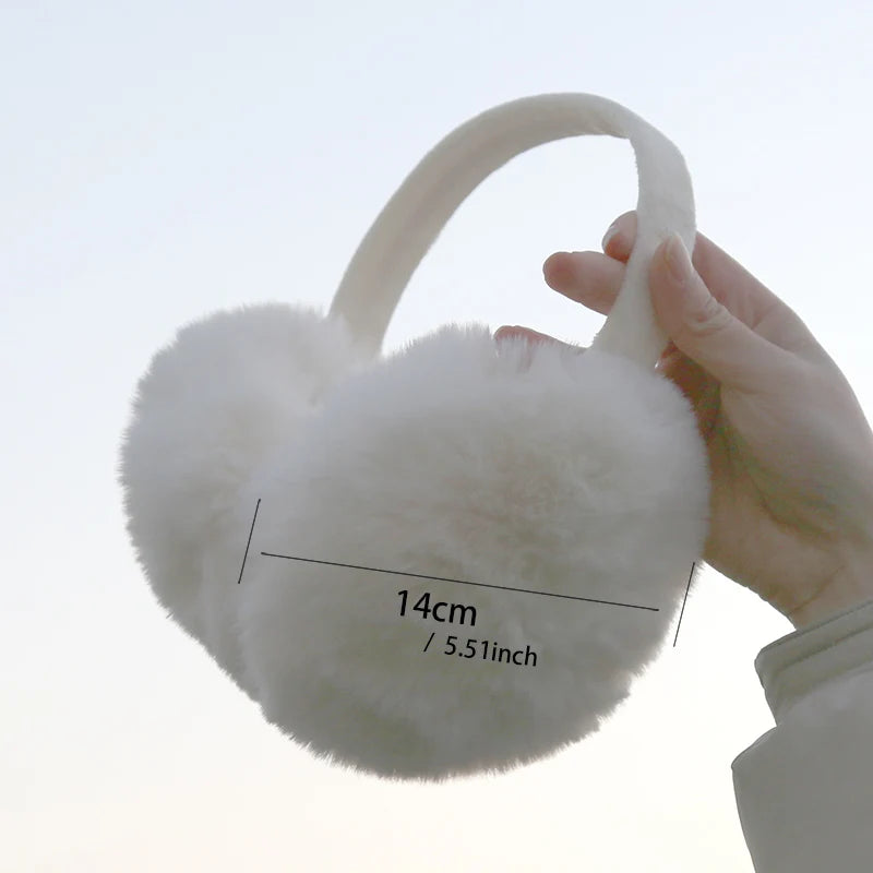 Soft Earmuffs – Adjustable Foldable Plush Earflap Muffs for Men & Women Winter Ear Warmers - ZOOMNSTORE