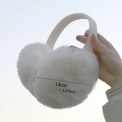 Soft Earmuffs – Adjustable Foldable Plush Earflap Muffs for Men & Women Winter Ear Warmers - ZOOMNSTORE