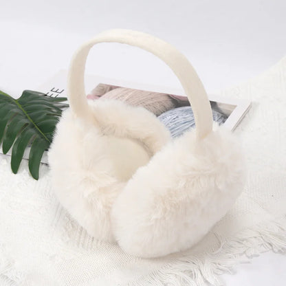 Soft Earmuffs – Adjustable Foldable Plush Earflap Muffs for Men & Women Winter Ear Warmers - ZOOMNSTORE
