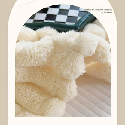 Plush Sofa and Bed Blanket - Soft Fluffy Multifunctional Throw - ZOOMNSTORE