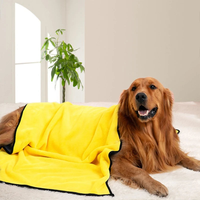 Soft Pet Towels - Super Absorbent Dog Bath Towel & Cat Grooming Towel | Quick Dry - ZOOMNSTORE