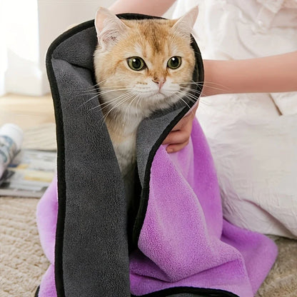 Soft Pet Towels - Super Absorbent Dog Bath Towel & Cat Grooming Towel | Quick Dry - ZOOMNSTORE