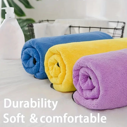 Soft Pet Towels - Super Absorbent Dog Bath Towel & Cat Grooming Towel | Quick Dry - ZOOMNSTORE