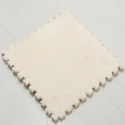 Soft Plush Kids Play Mat - 30x30CM Interlocking Rug Puzzle Carpet - ZOOMNSTORE
