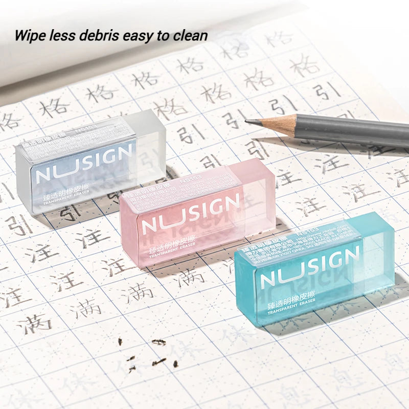 NUSIGN Soft Rubber 2B Pencil Eraser, Student Art Sketch Painting Correction Supplies, School Exam Writing Eraser, Stationery - ZOOMNSTORE