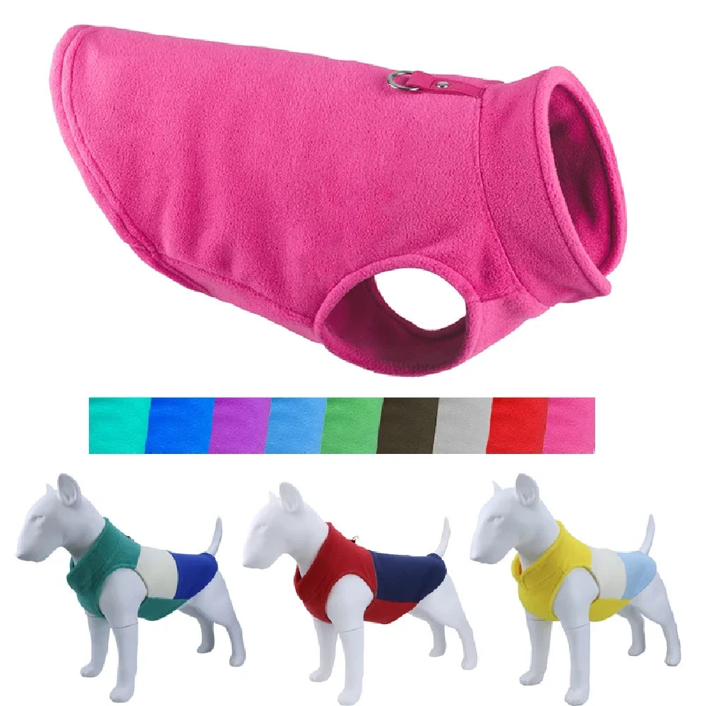 Soft Wool Pet Jacket - Warm Coat for Dogs  Cats Ideal for Winter  Spring - ZOOMNSTORE