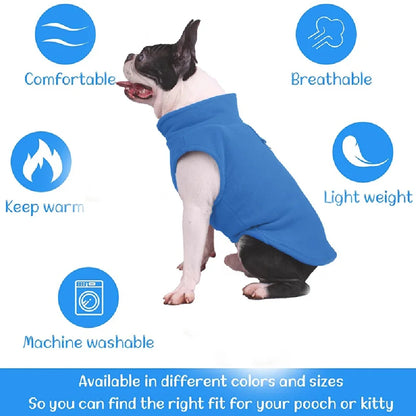 Soft Wool Pet Jacket - Warm Coat for Dogs  Cats Ideal for Winter  Spring - ZOOMNSTORE