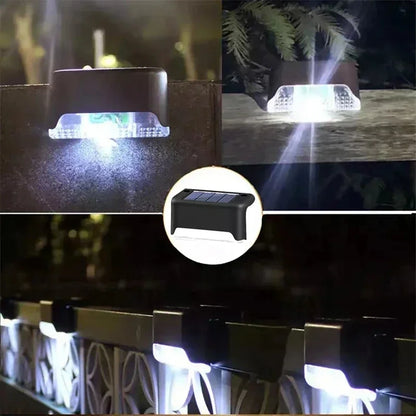 Solar LED Garden Lights - Waterproof Outdoor Step Lamps for Patio  Deck Decor - ZOOMNSTORE