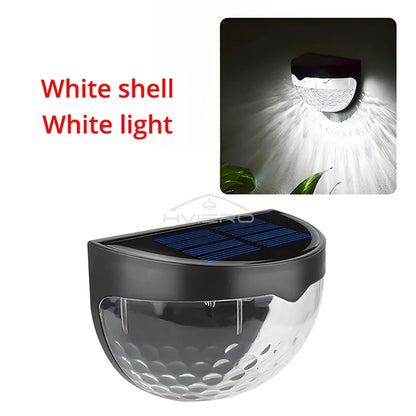 LED Solar Waterproof Fence Lamp - Outdoor Wall Decorative Light Warm White - ZOOMNSTORE