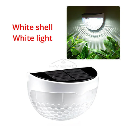 LED Solar Waterproof Fence Lamp - Outdoor Wall Decorative Light Warm White - ZOOMNSTORE