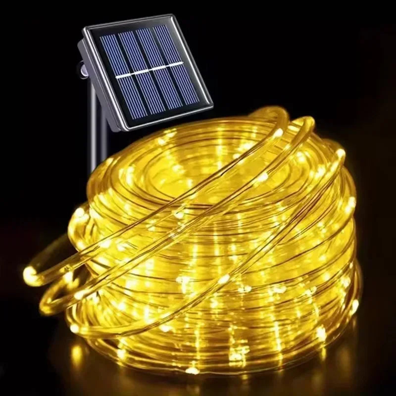 Solar Powered LED Fairy String Lights - 8 Modes Outdoor Garden Decor - ZOOMNSTORE