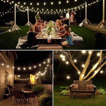 Solar Crystal Globe LED String Lights - IP65 Outdoor Fairy Lights for Garden Party Decor - ZOOMNSTORE