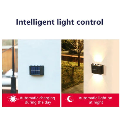 Outdoor Solar Wall Lamp - Waterproof Garden Light for Home Decoration - ZOOMNSTORE