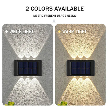 Outdoor Solar Wall Lamp - Waterproof Garden Light for Home Decoration - ZOOMNSTORE