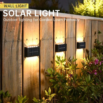 Outdoor Solar Wall Lamp - Waterproof Garden Light for Home Decoration - ZOOMNSTORE