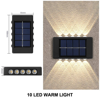 Outdoor Solar Wall Lamp - Waterproof Garden Light for Home Decoration - ZOOMNSTORE