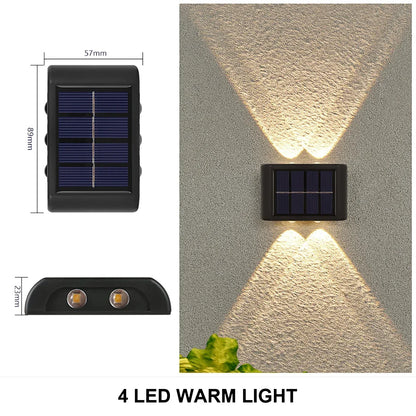 Outdoor Solar Wall Lamp - Waterproof Garden Light for Home Decoration - ZOOMNSTORE