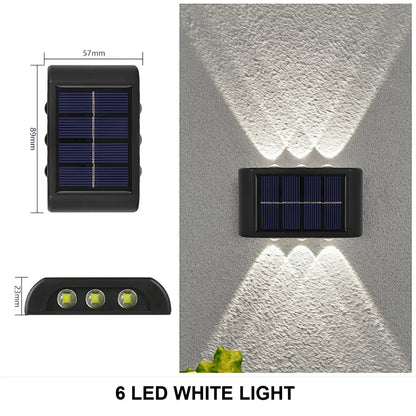 Outdoor Solar Wall Lamp - Waterproof Garden Light for Home Decoration - ZOOMNSTORE