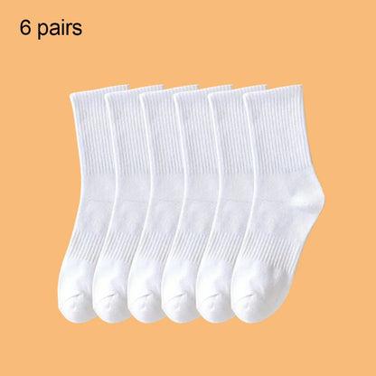 Solid Colour Ankle Socks - Soft Breathable Sports Socks for Men  Women Black  White 46 Pairs - ZOOMNSTORE
