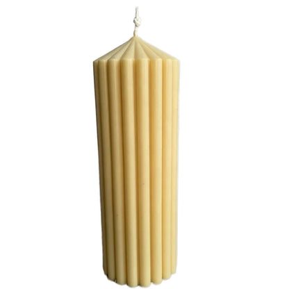 Soy Wax Scented Candle - Spire Columnar for Home Decor Birthdays  Valentines Day - ZOOMNSTORE
