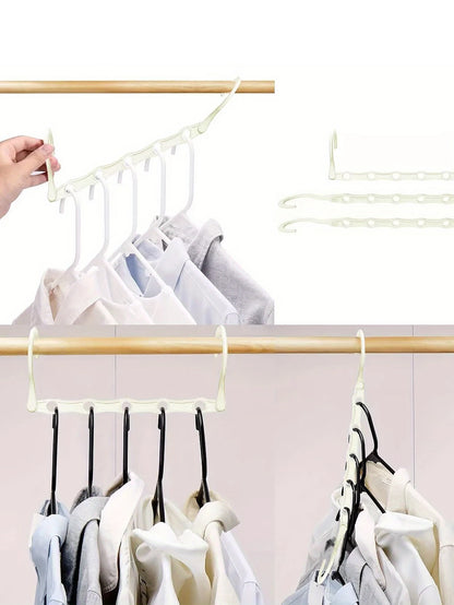 Space Saving Hangers – Multifunction Plastic Clothes Racks | Rotary Closet Organizer - ZOOMNSTORE
