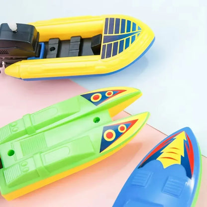 Speed Boat Wind-Up Toy - Classic Bath Toy for Kids - ZOOMNSTORE