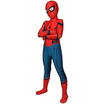 Spiderman Costume for Kids Adult Tobey Maguire Cosplay Bodysuit Superhero Zentai Suit Jumpsuit Halloween Carnival Party Costumes - ZOOMNSTORE