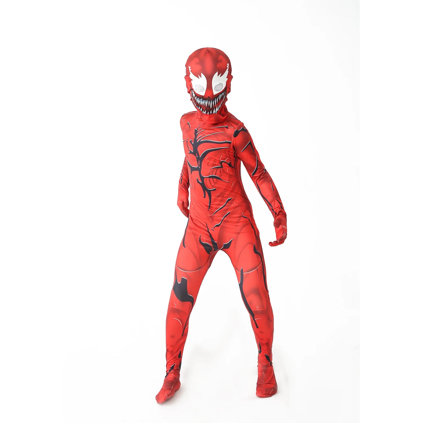 Superhero Spiderman Costume Set - Iron Miles Venom Bodysuit for Halloween  Christmas Cosplay - ZOOMNSTORE