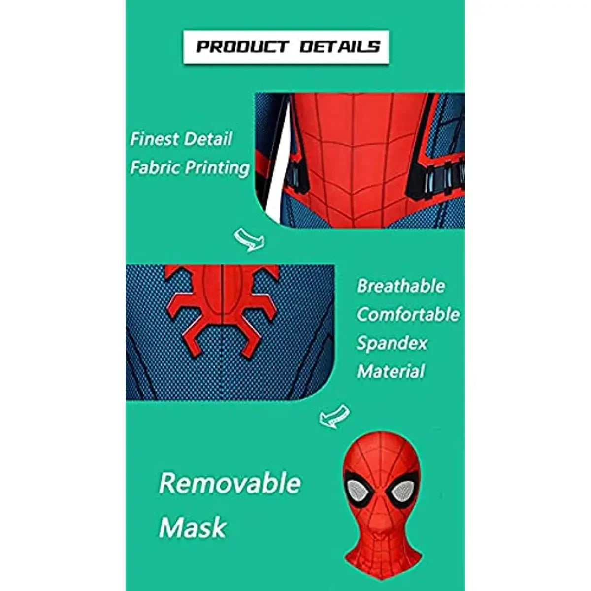 Spiderman Costume for Kids Adult Tobey Maguire Cosplay Bodysuit Superhero Zentai Suit Jumpsuit Halloween Carnival Party Costumes - ZOOMNSTORE