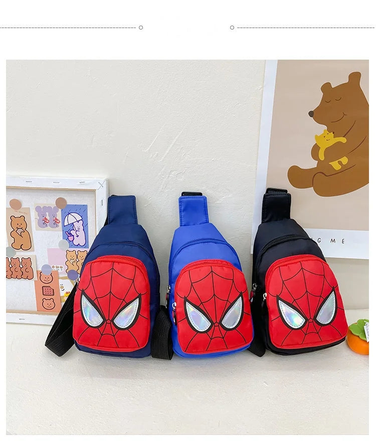 Spiderman Shoulder Bag - High Capacity Unisex Messenger Bag for Kids - ZOOMNSTORE