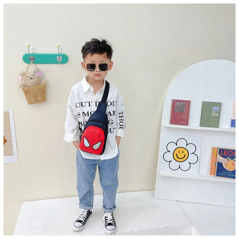 Spiderman Shoulder Bag - High Capacity Unisex Messenger Bag for Kids - ZOOMNSTORE