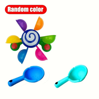 1pc Spinning Bath Toy Windmill, Fun Bathtime Sensory Play for Baby Boys & Girls, Ideal Birthday Christmas Gift - ZOOMNSTORE